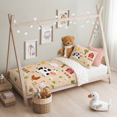 Kinderbettwäsche 100x135 - , +